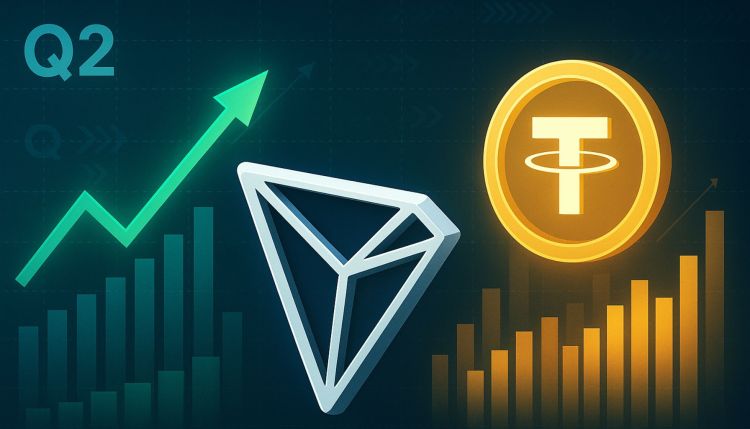 TRON Drops Q2 Report: Revenue, USDT Dominance Lead Multi-Quarter Highs