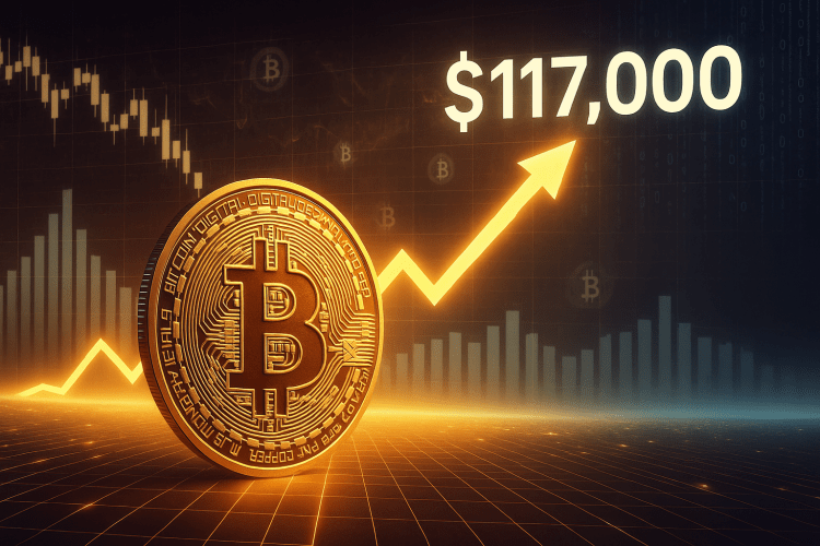 Bitcoin Short-Term Upper Bound Is $117,000, Glassnode Says